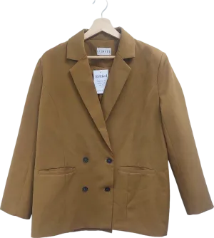 Lioness Brown Double Breasted Blazer UK S