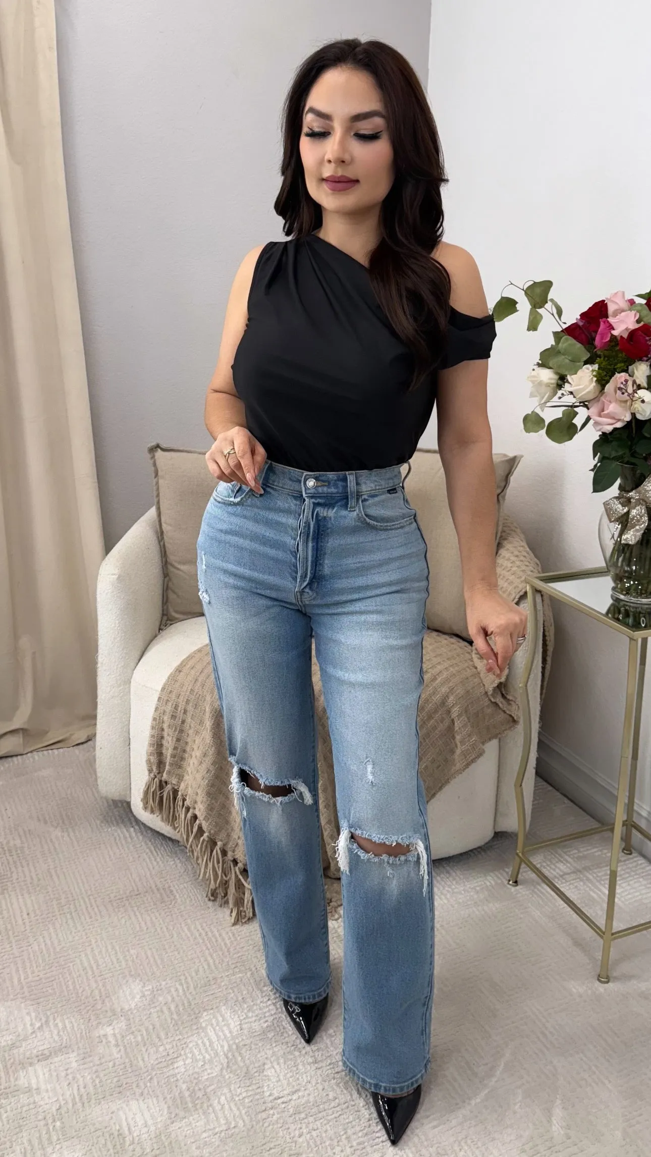LOLA BLACK BODYSUIT
