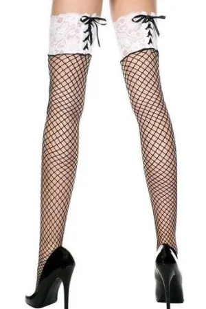 Maid Lace Up Stockings