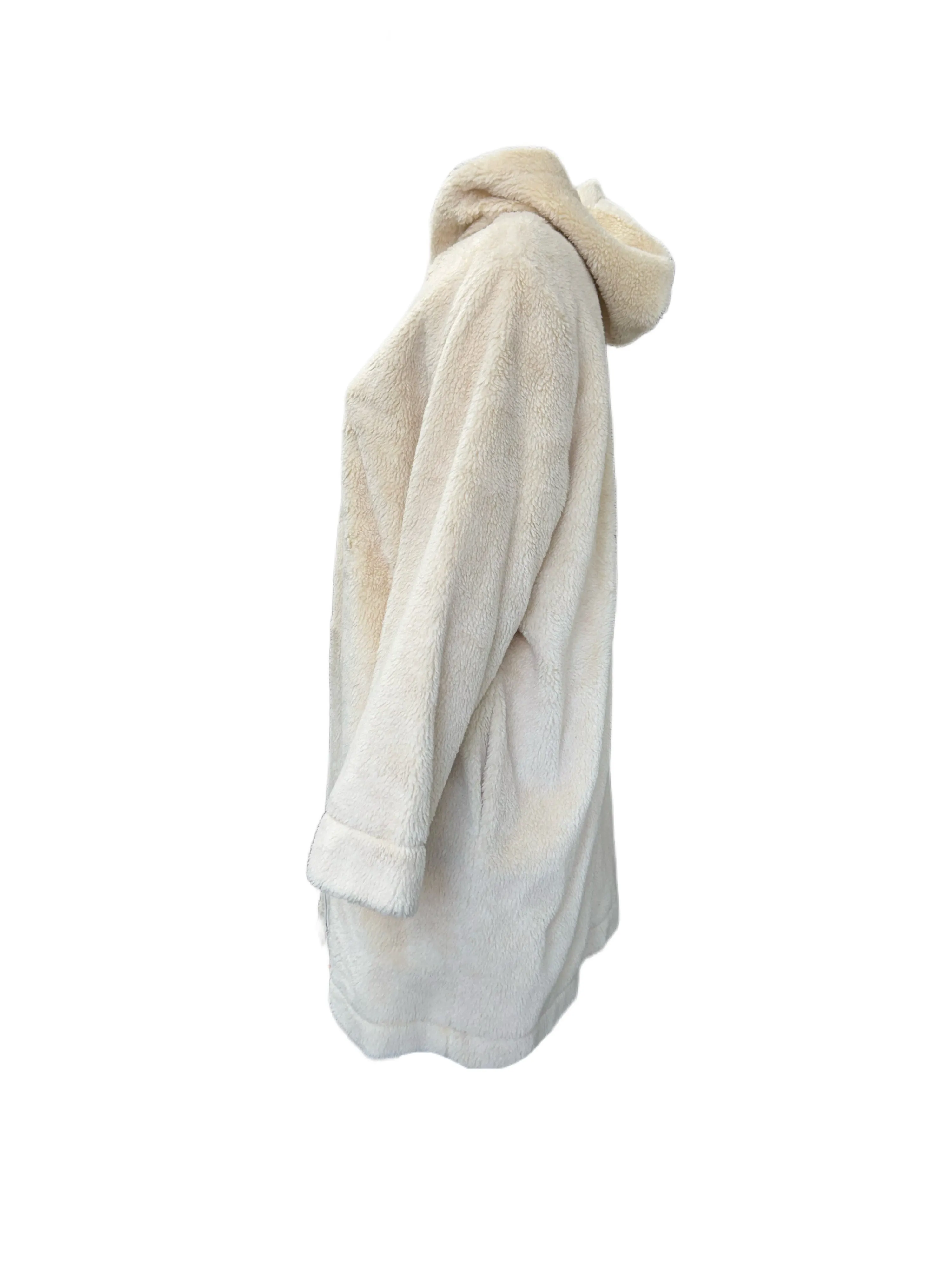 Marina Rinaldi Women's Bianco Oceano Zipper Closure Coat NWT