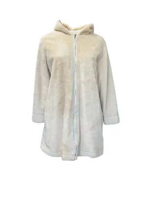 Marina Rinaldi Women's Bianco Oceano Zipper Closure Coat NWT