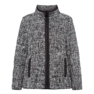 MARINA RINALDI Women's Nettuno Basket Weave Coat, Navy/White, 8W / 17