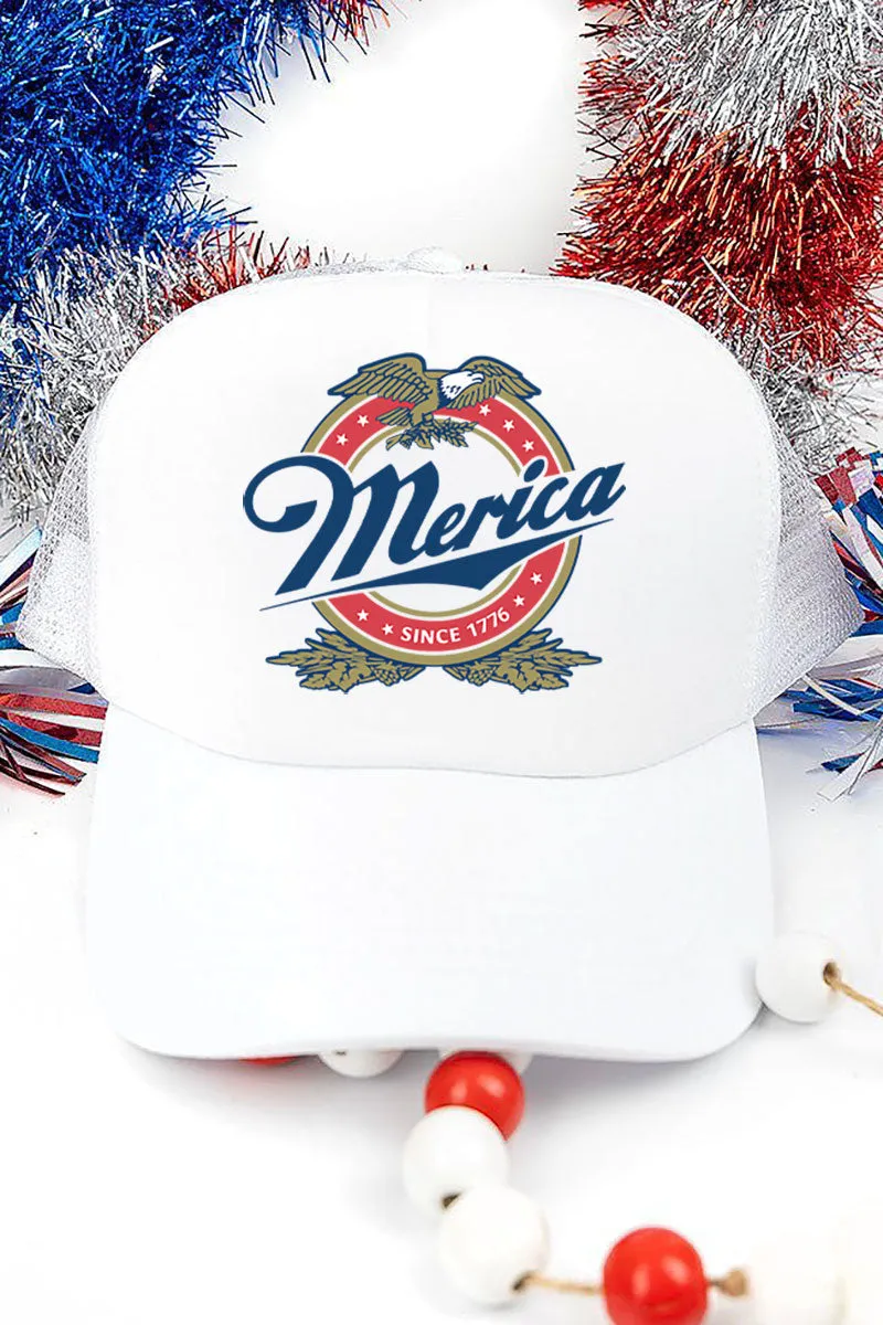 Merica Foam Mesh Back Trucker Cap