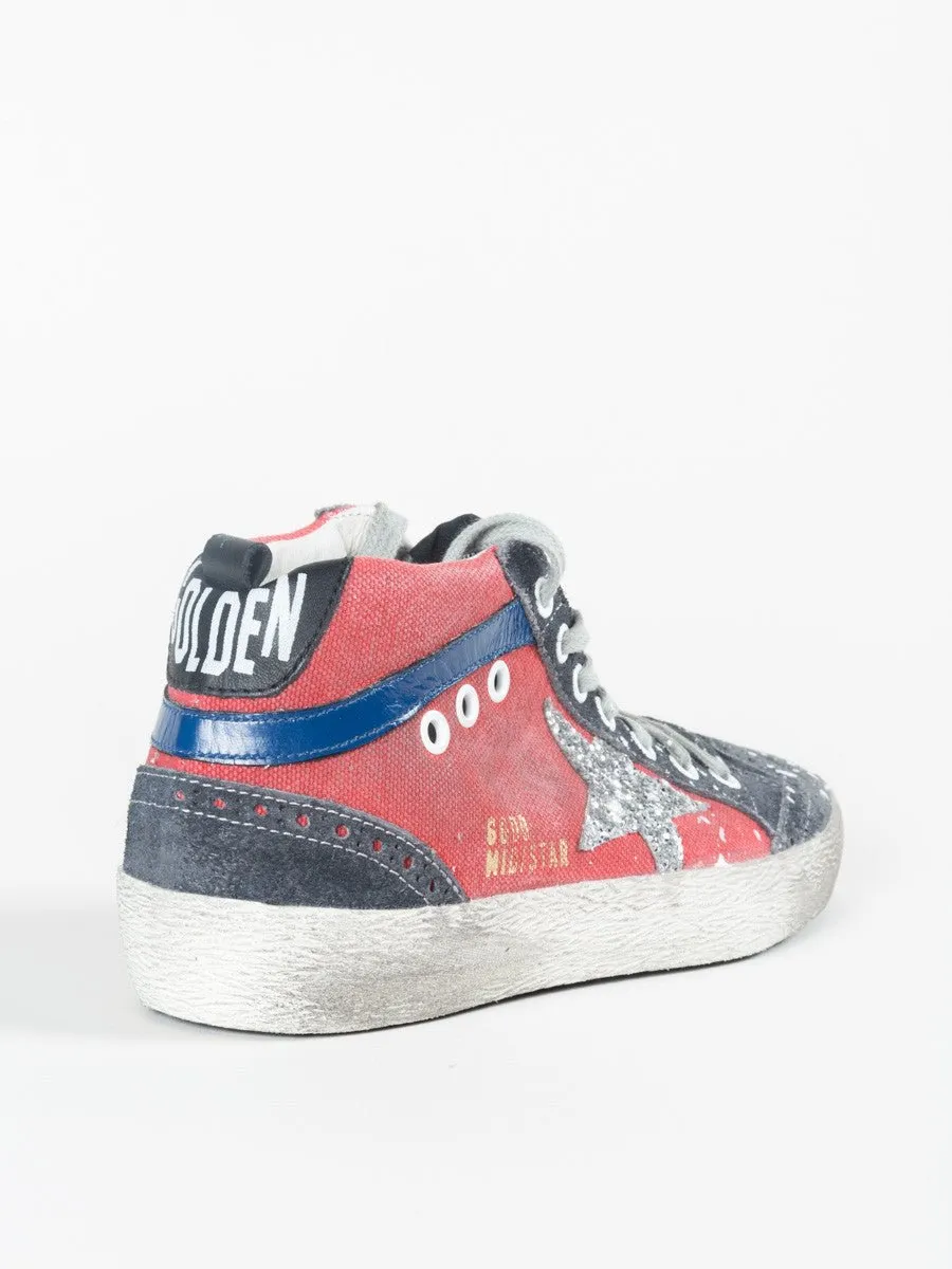 mid-star sneaker - red