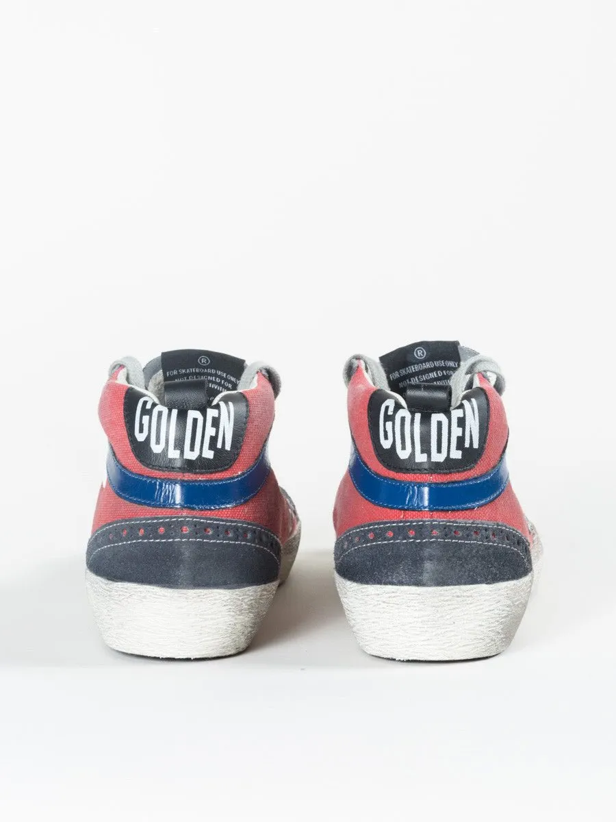 mid-star sneaker - red