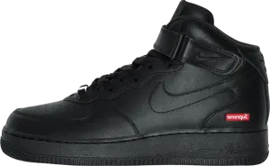 Nike X Supreme AF1 Mid "Box Logo" Black