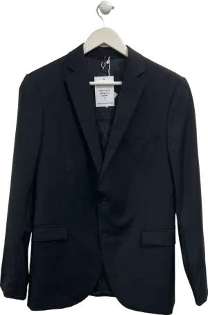 Oblivious Black Who Cares What Other People Think? Upcycled Blazer UK S