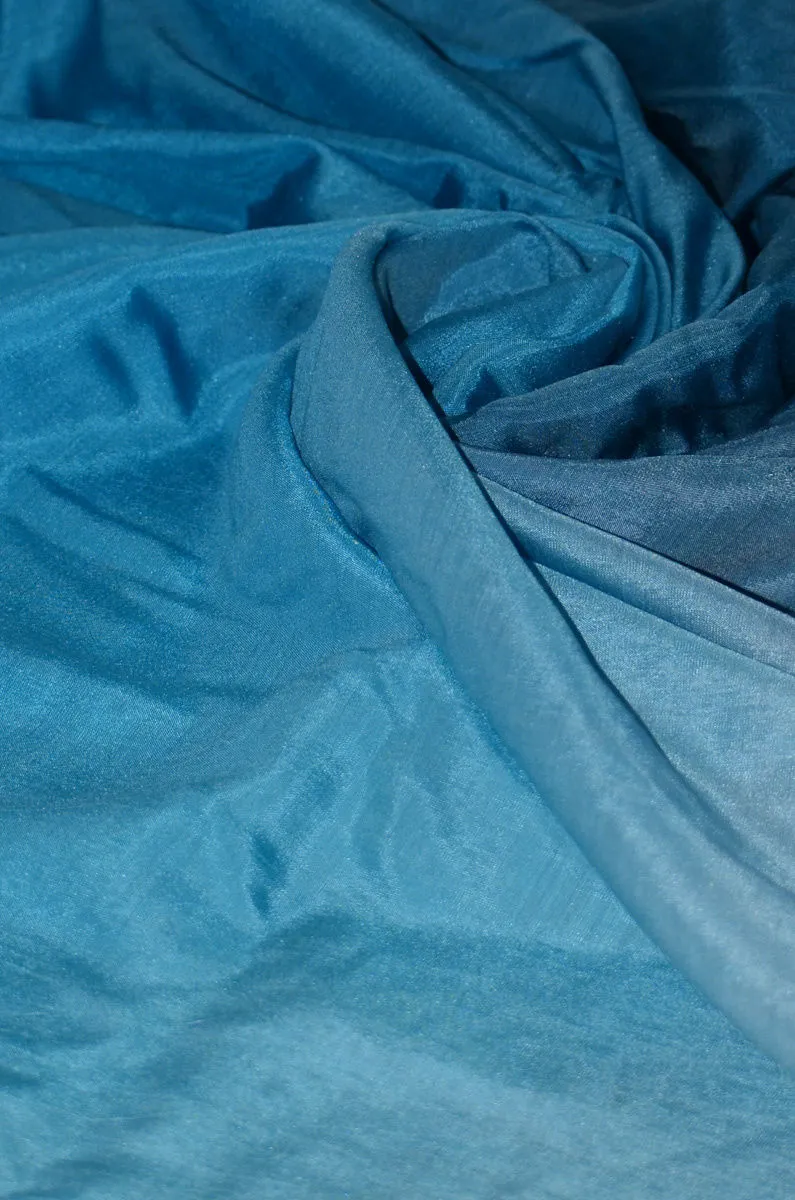 Ombre Shaded Soft Modal Muslin Mul Silk Saree