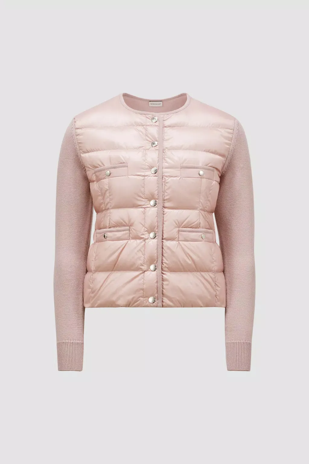 Padded Wool Cardigan