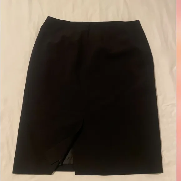 Pencil Straight Modern Business Casual Work Night Minimalist Classy Midi Skirt