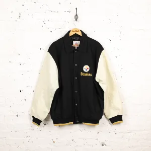 Pittsburgh Steelers NFL Varsity Jacket - Black - XL