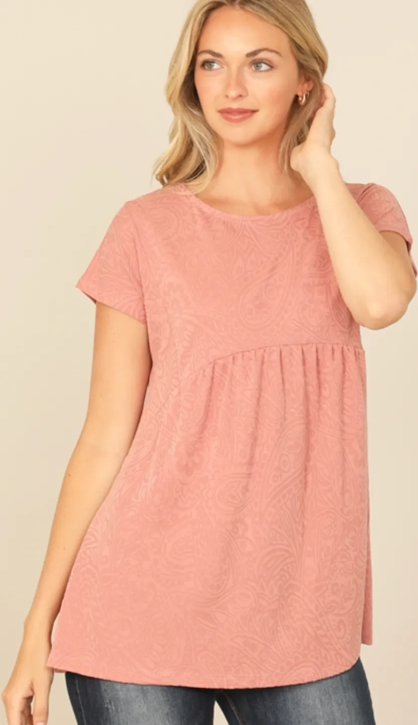 Pleated Paisley (2 colors)
