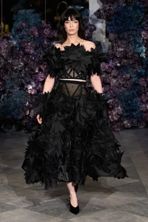 Pleated Petal Bodice