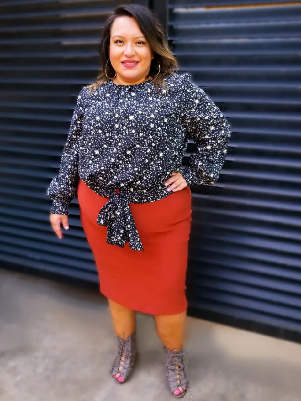 Plus Size Pencil Skirt