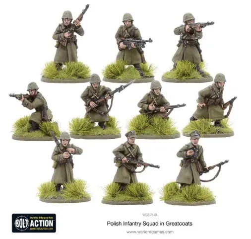 Polish Infantry Squad in greatcoats