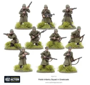 Polish Infantry Squad in greatcoats