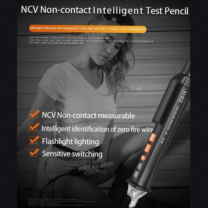 Pragmatist--AC/DC Voltage Test Pencil, 12V/48V-1000V Voltage Sensitivity Electric Compact Pen