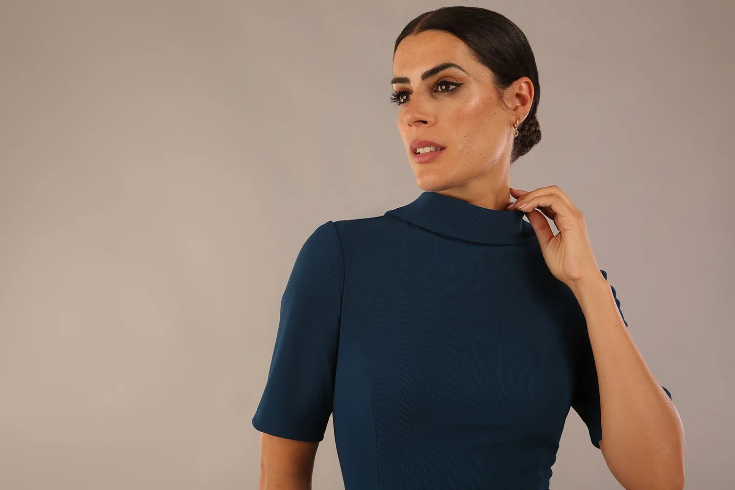 (PRE-ORDER) Highmoor Short Sleeved Pencil Dress