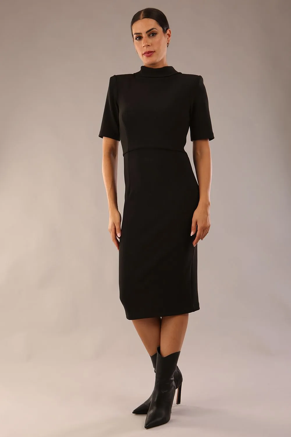 (PRE-ORDER) Highmoor Short Sleeved Pencil Dress