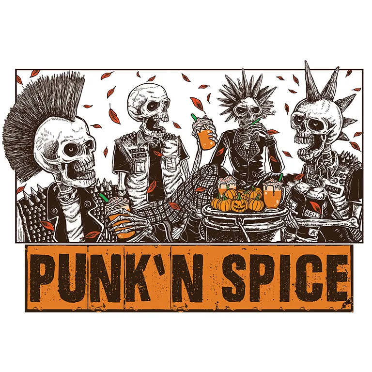 Punk'n Spice - Long Sleeve Crop Top