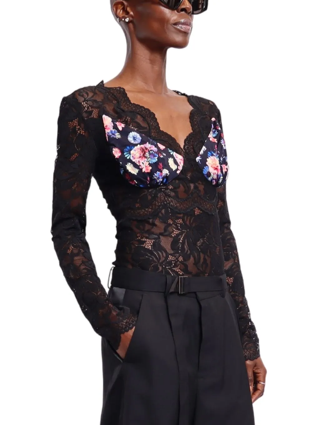 RABANNE | Lace Bodysuit