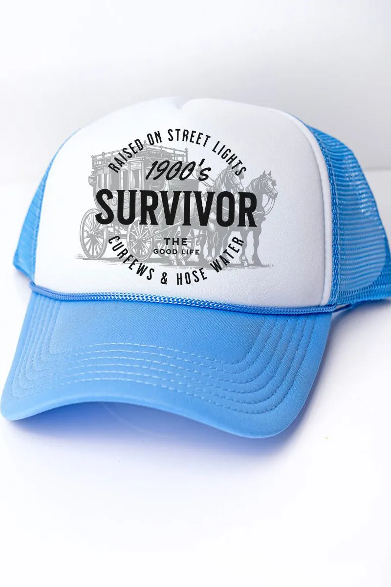 Raised On Street Lights Foam Mesh Back Trucker Cap
