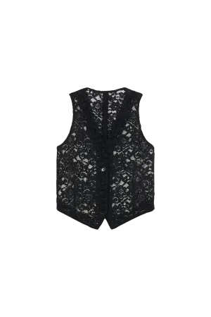 Rébrodé Lace Vest