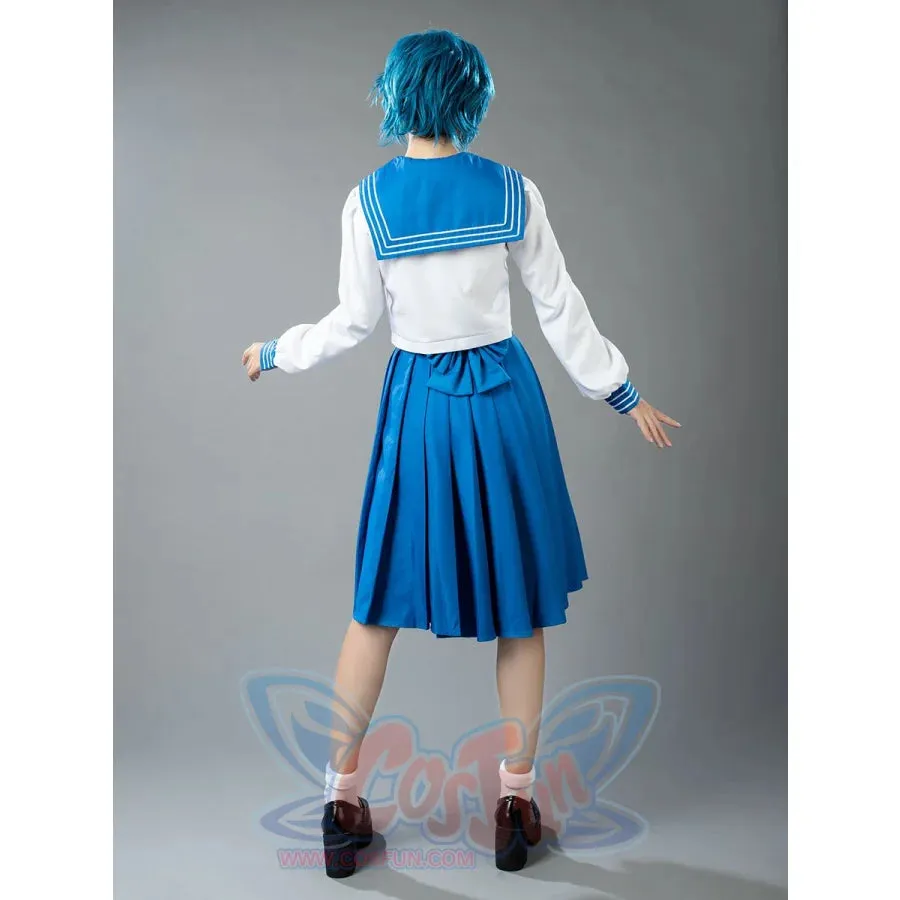 【READY TO SHIP】Sailor Crystal Sailor Mercury Ami Mizuno Cosplay School Uniform mp003720