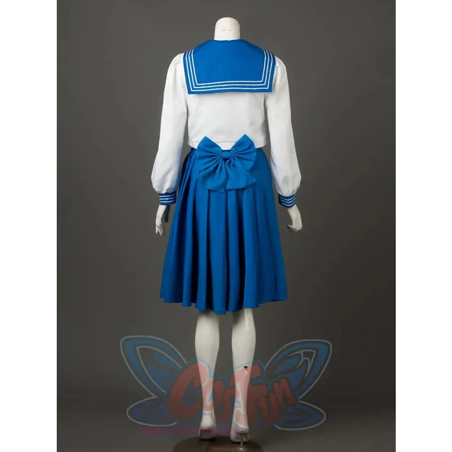 【READY TO SHIP】Sailor Crystal Sailor Mercury Ami Mizuno Cosplay School Uniform mp003720