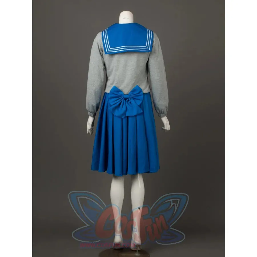 【READY TO SHIP】Sailor Crystal Sailor Mercury Ami Mizuno Cosplay School Uniform mp003720