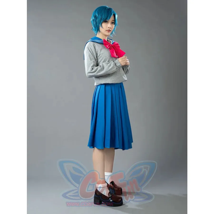 【READY TO SHIP】Sailor Crystal Sailor Mercury Ami Mizuno Cosplay School Uniform mp003720