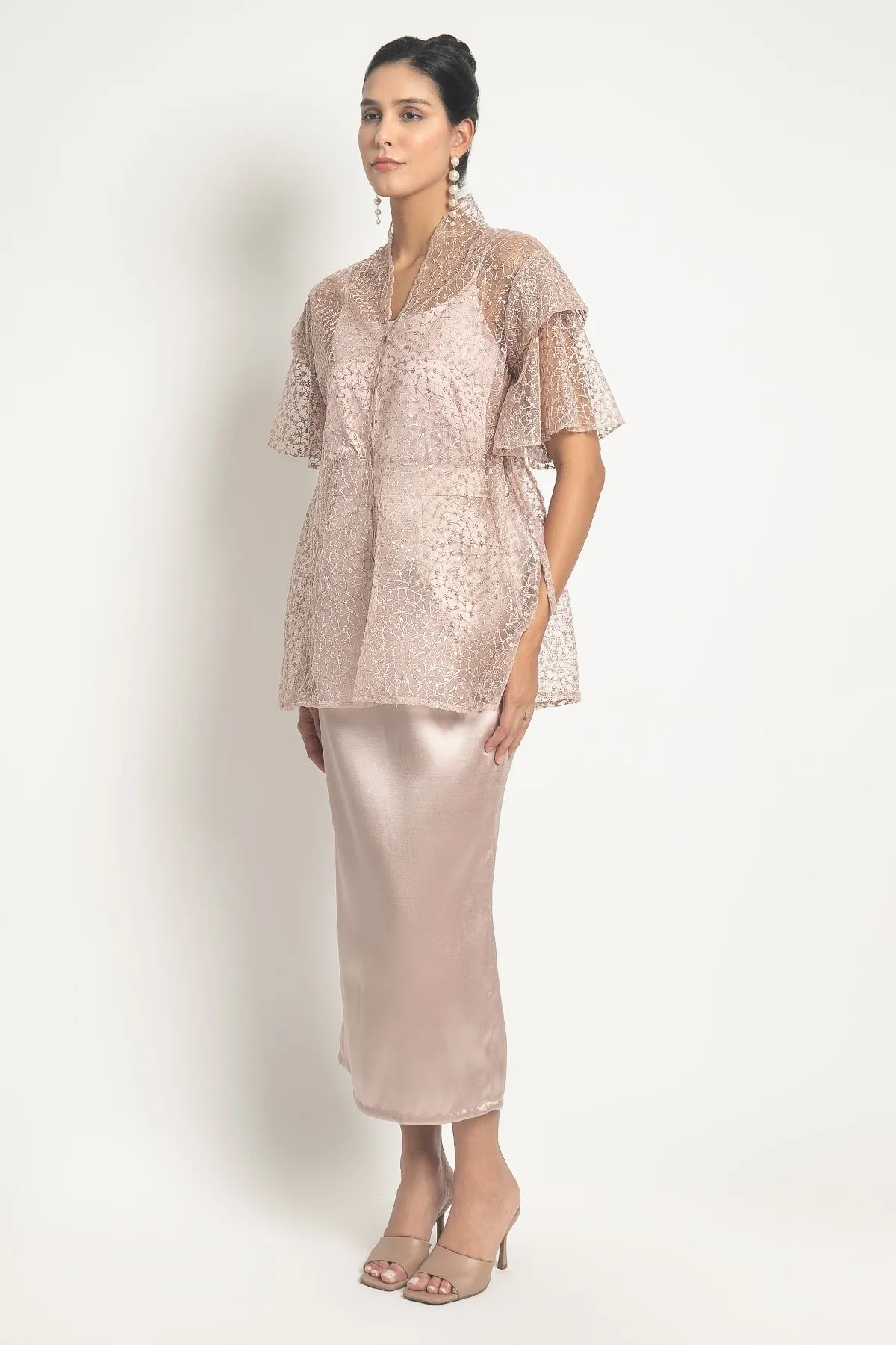 Rosy Lace Tunic