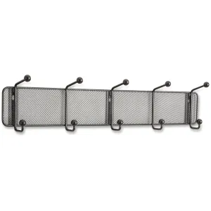 Safco Onyx 5-hook Steel Mesh Wall Rack