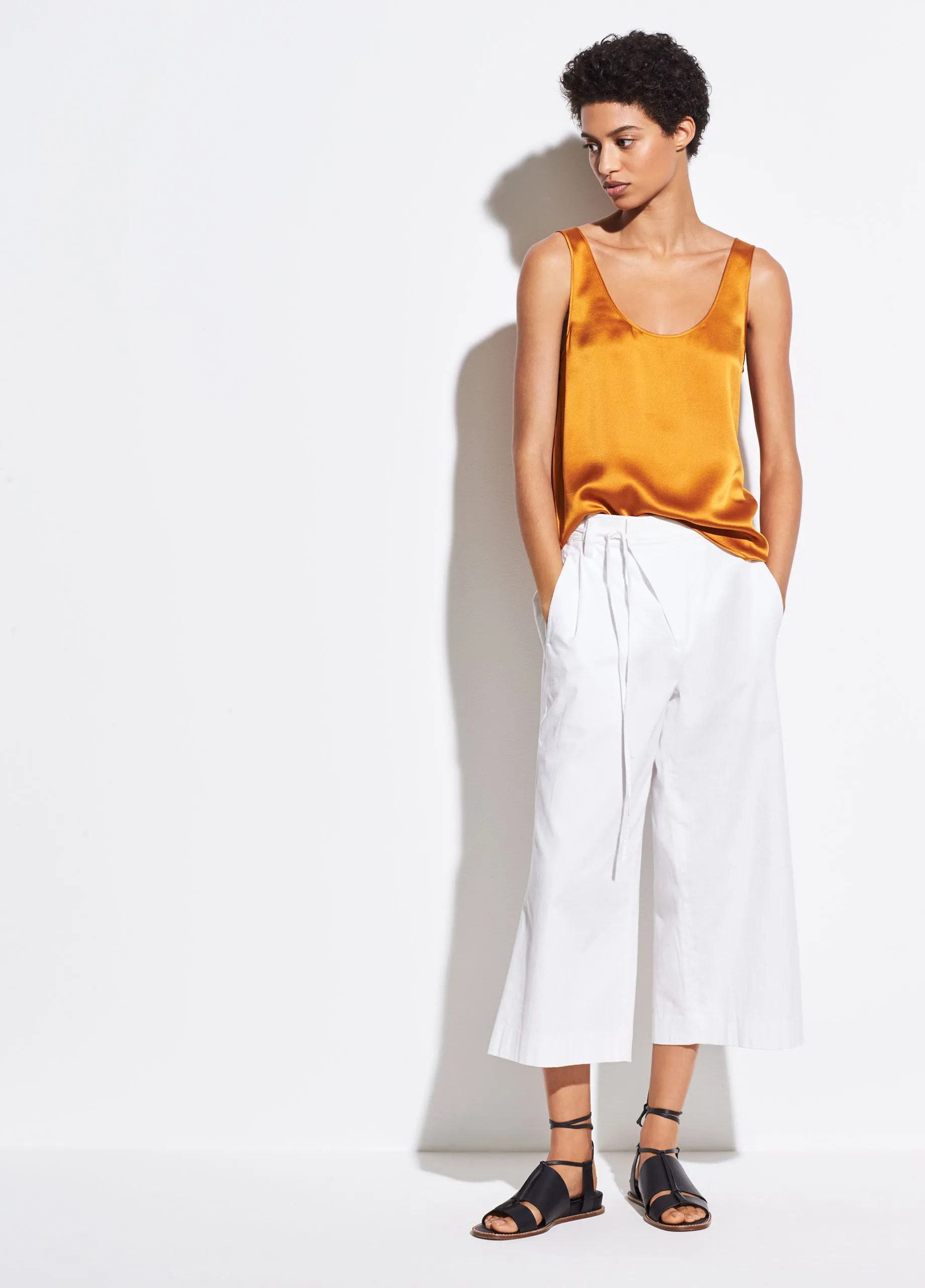 Satin Tank - Sienna