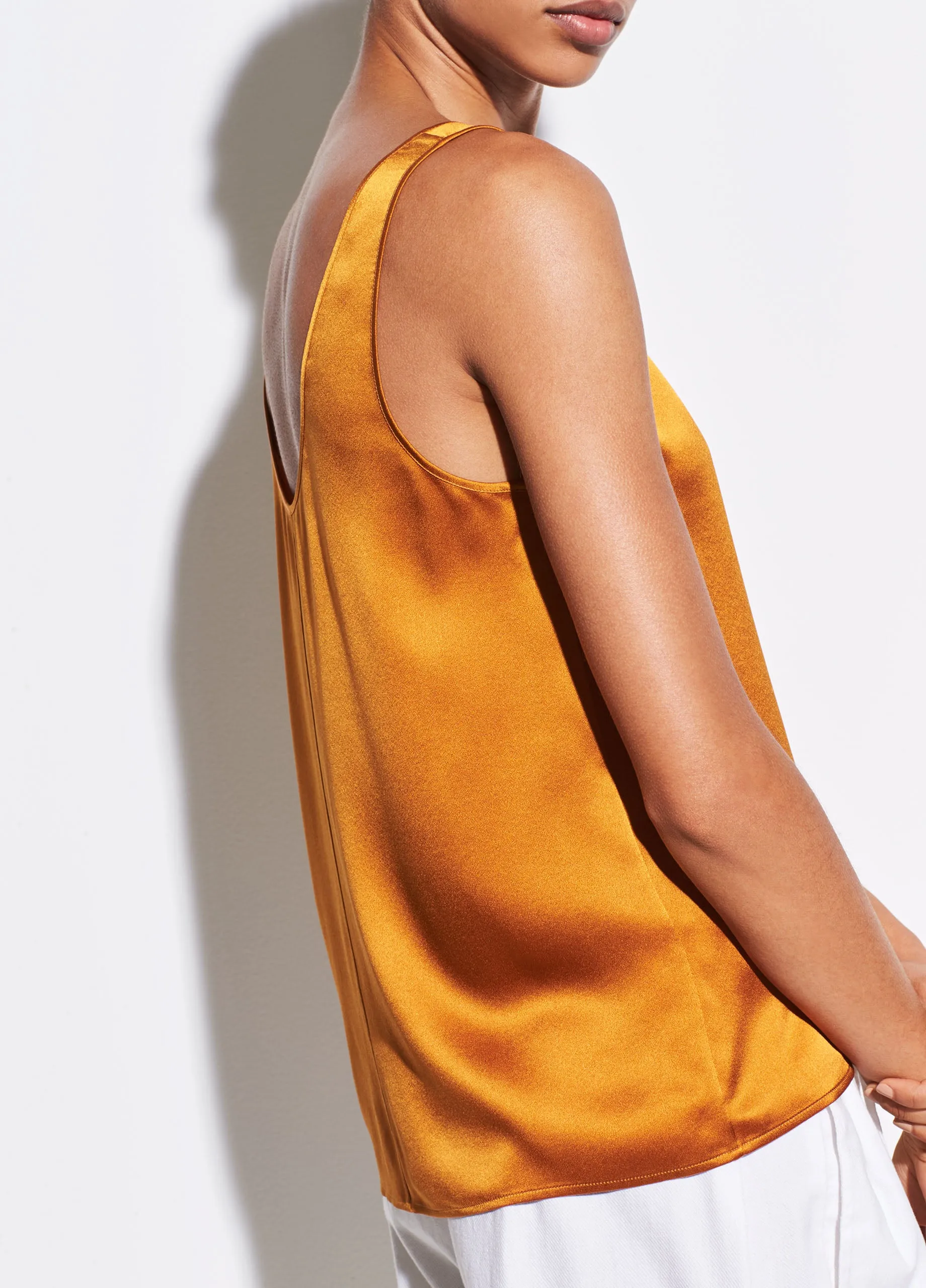 Satin Tank - Sienna