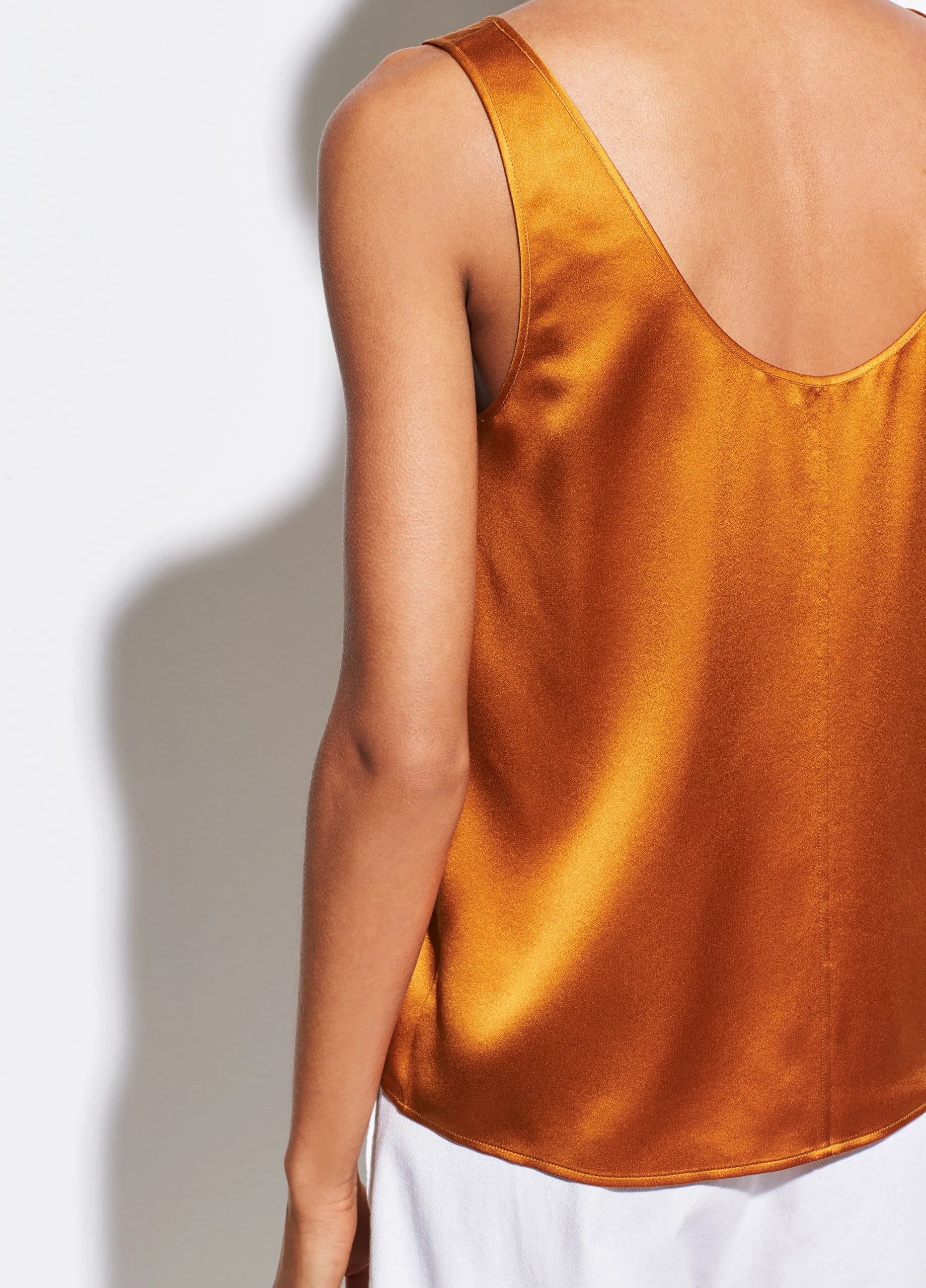 Satin Tank - Sienna
