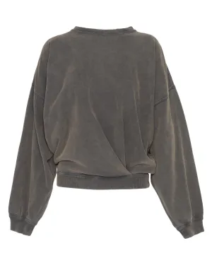 Sauria Sweatshirt in Faded Black