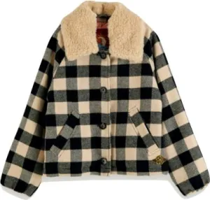 Scotch R' Belle Girls Checked Coat