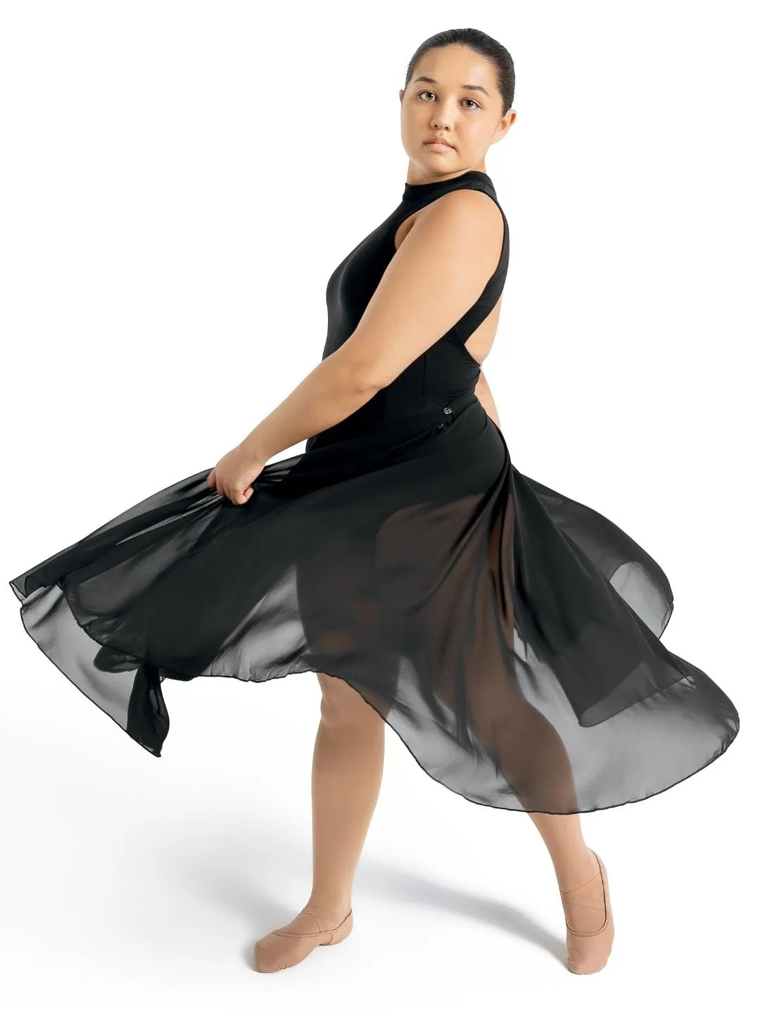 SE1058W Mid-Calf Wrap Skirt