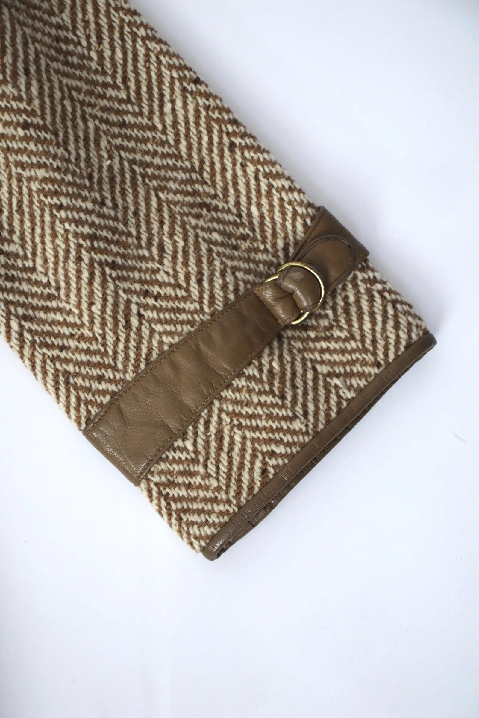 Sills Bonnie Cashin Herringbone Purse Coat