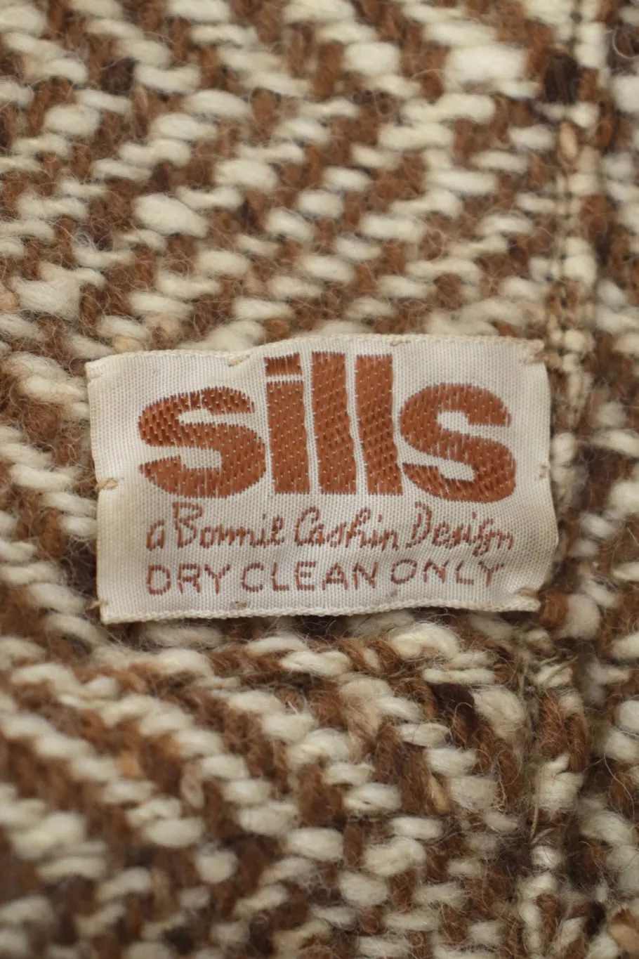 Sills Bonnie Cashin Herringbone Purse Coat