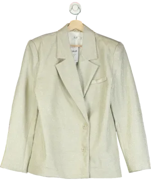 SLA the label Metallic Gold Paloma Blazer UK S