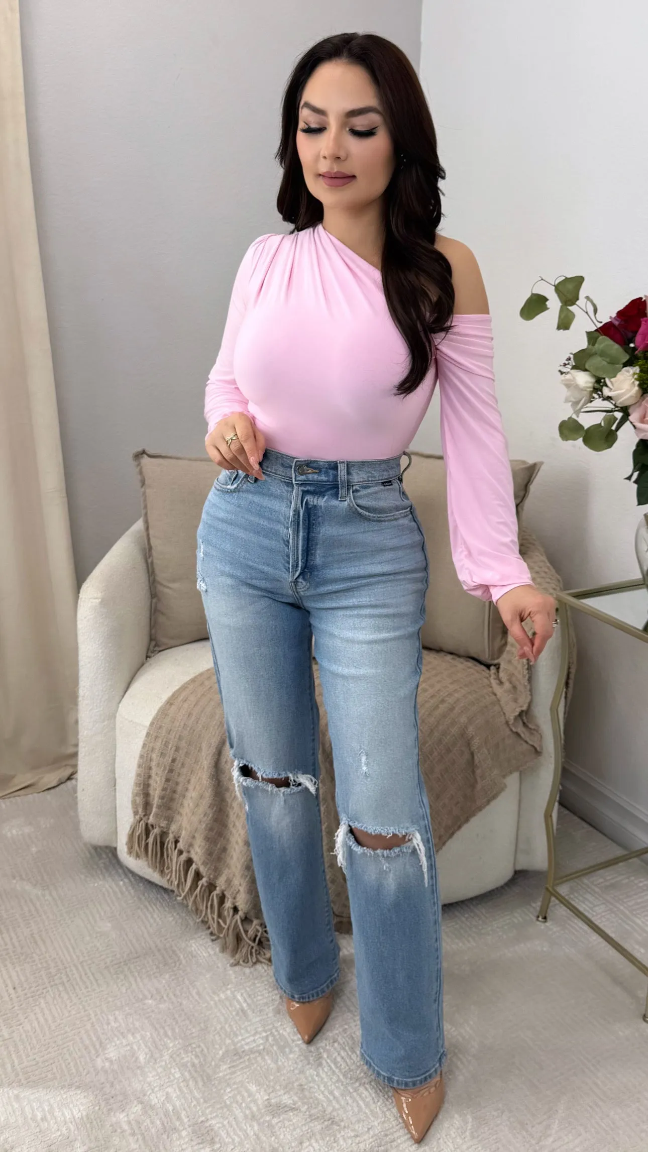SONIA PINK BODYSUIT