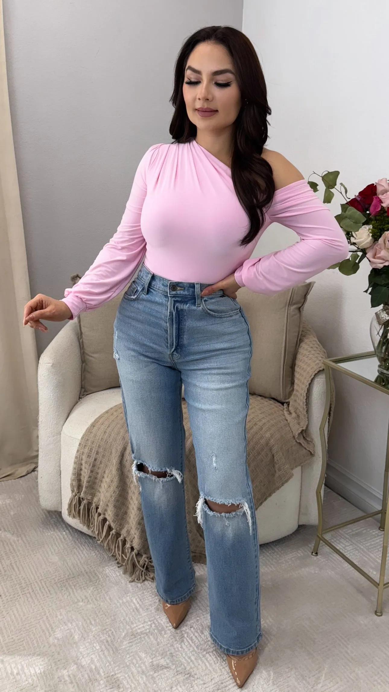 SONIA PINK BODYSUIT