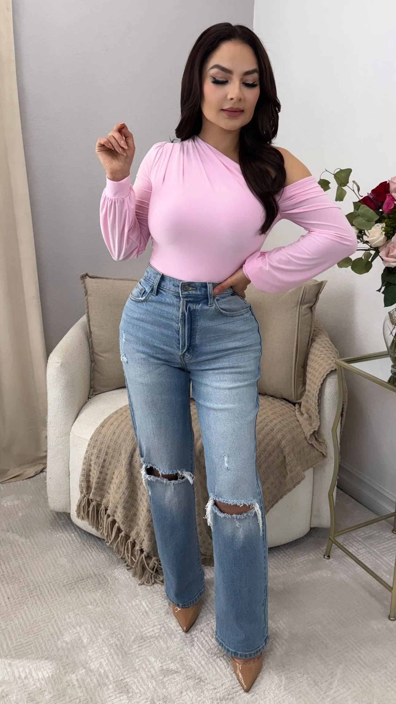 SONIA PINK BODYSUIT