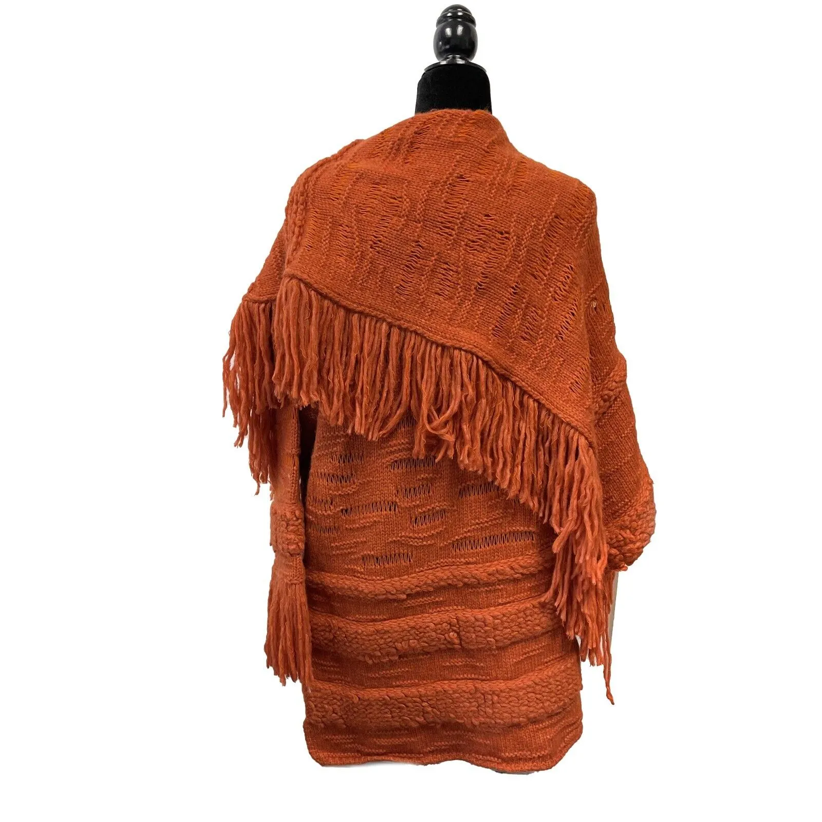 Stella McCartney - NWT F/W 22-23 Tangerine Alpaca Fringe Jacket - Size S