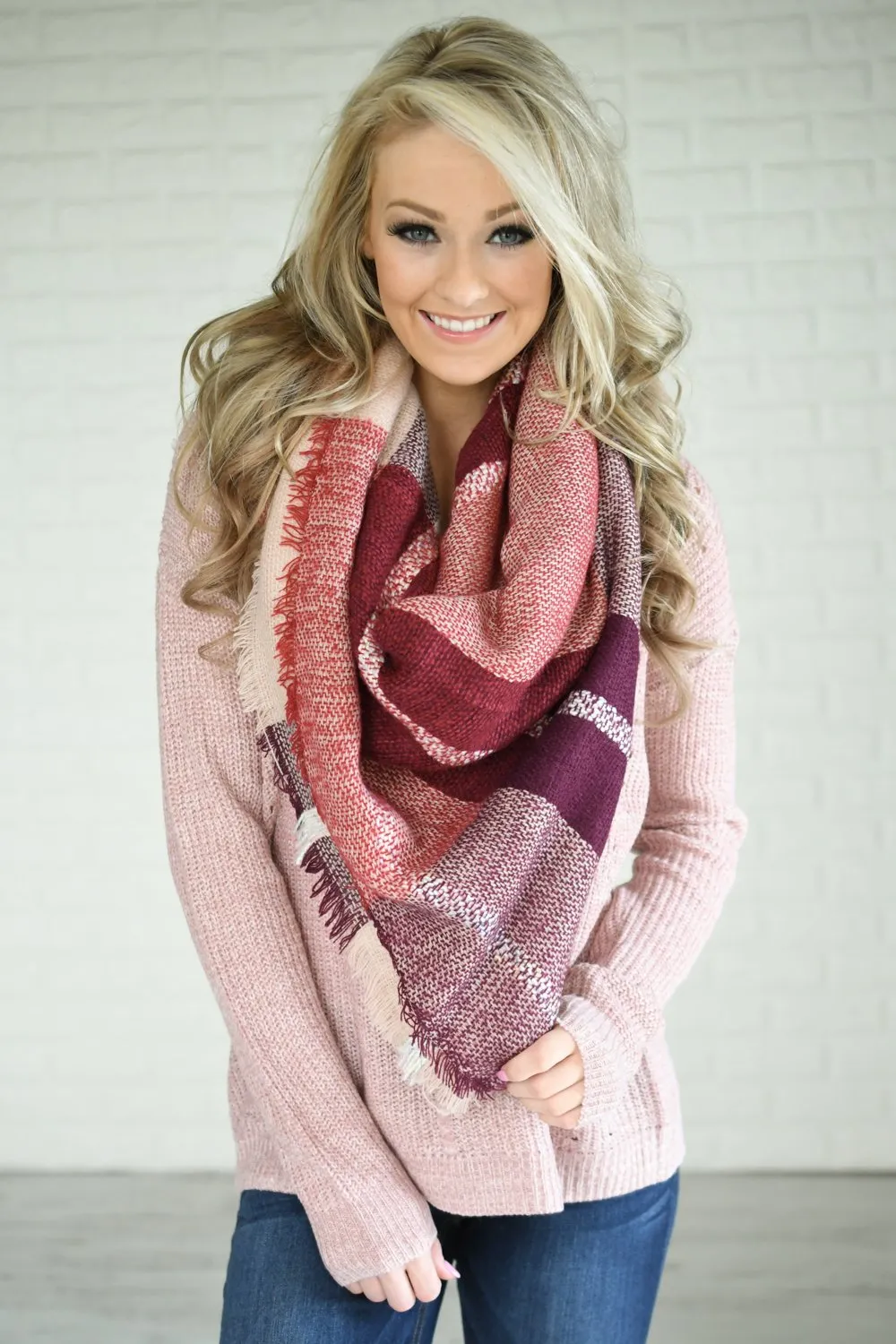 Sweet Love Back Lace Up Top ~ Blush
