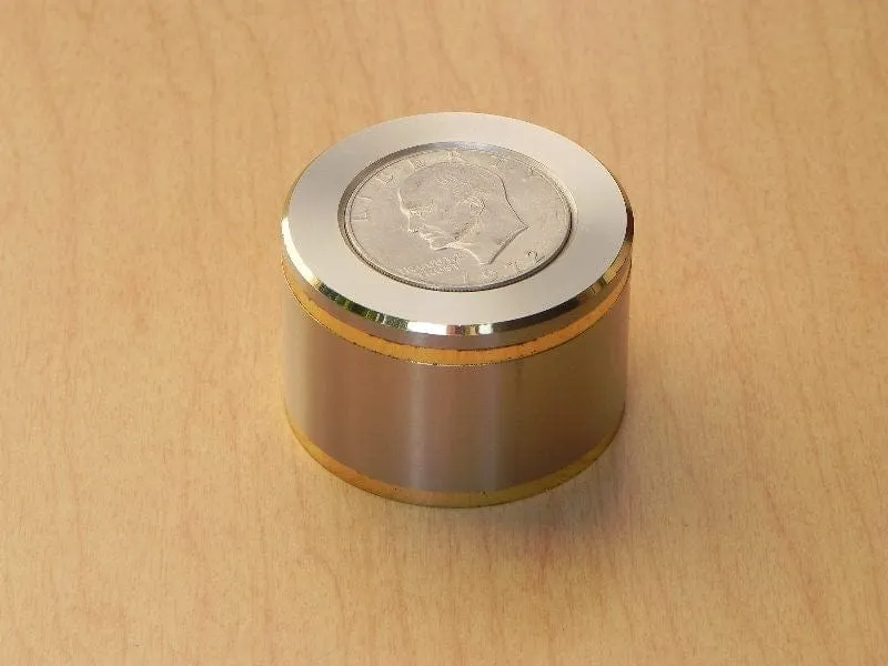 Swiza Ike Silver Dollar Coin Desk Alarm Clock