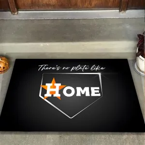There's No Plate Like Home Doormat - Anti Slip Indoor Doormat - HTAT