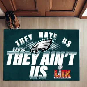 They Hate Us cause They Ain't Us - Anti Slip Indoor Doormat - PLDPAEG